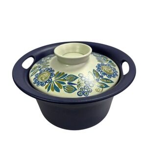 Figgjo Flameware Casserole Norway TOR Viking 1 QT Vulcanus With Lid MCM READ